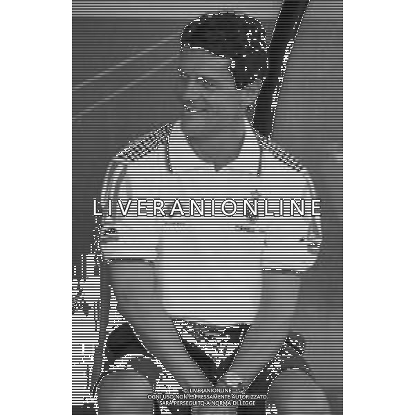 Neg- RETROSPETTIVA FABIO CAPELLO ALLENATORE DEL MILAN CALCIO NELLA FOTO IN PANCHINA NELL\'ANNO 1995-1996 AG ALDO LIVERANI SAS
