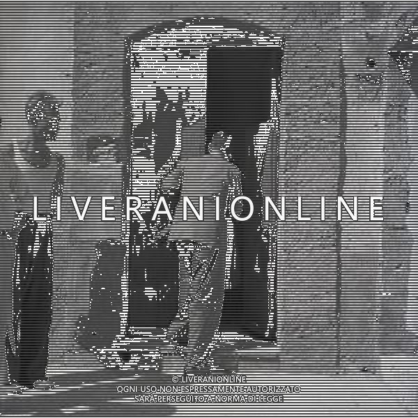 NEG-1952 MONTELEPRE IL PAESE DOVE HA VISSUTO IL BANDITO GIULIANO FOTO SANDRO VESPASIANI-AG GIOVANNI LIVERANI AG ALDO LIVERANI SAS