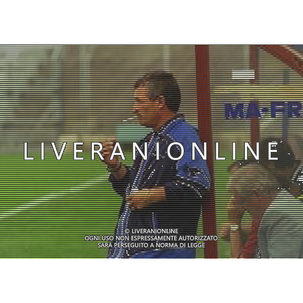 NEG-02-10-1999 COMO CAMPIONATO DI CALCIO SERIE C1 COMO SAN DONA\' NELLA FOTO RENZO ROCCHI ALLENATORE SAN DONA\' AG ALDO LIVERANI SAS