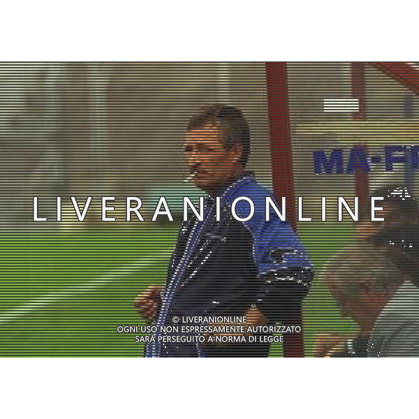 NEG-02-10-1999 COMO CAMPIONATO DI CALCIO SERIE C1 COMO SAN DONA\' NELLA FOTO RENZO ROCCHI ALLENATORE SAN DONA\' AG ALDO LIVERANI SAS