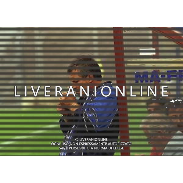 NEG-02-10-1999 COMO CAMPIONATO DI CALCIO SERIE C1 COMO SAN DONA\' NELLA FOTO RENZO ROCCHI ALLENATORE SAN DONA\' AG ALDO LIVERANI SAS