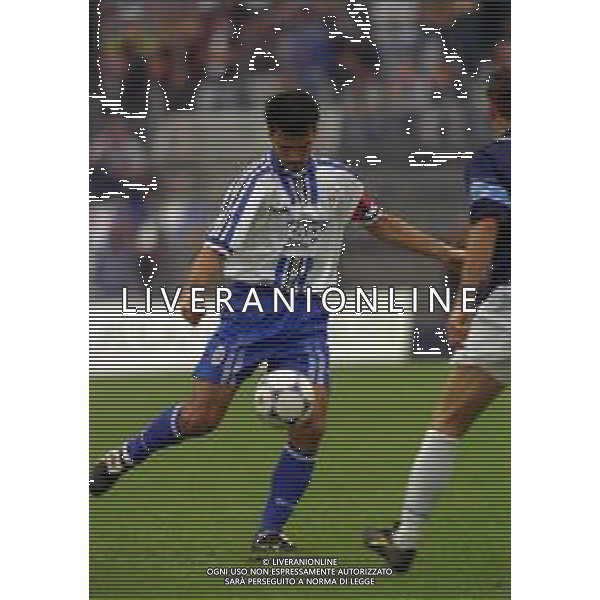 NEG-02-10-1999 COMO CAMPIONATO DI CALCIO SERIE C1 COMO SAN DONA\' NELLA FOTO MASOLINI FILIPPO AG ALDO LIVERANI SAS