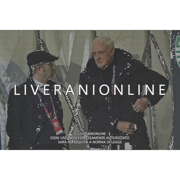 TVRG Atalanta vs Sporting Lisbona nella foto Umberto Marino direttore generale Atalanta SX e Antonio Percassi presidente Atalanta DX Bergamo 14-03-2024 Gewiss Stadium UEFA Europa League - ottavi di finale gara di ritorno foto Roberto Garavaglia/Agenzia Aldo Liverani sas/AGENZIA ALDO LIVERANI SAS