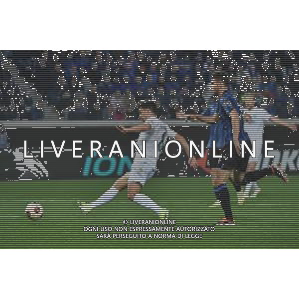 TVRG Atalanta vs Sporting Lisbona nella foto Pedro Antonio Goncalves (Sporting Lisbona) segna il gol dell\'1 a 0 Bergamo 14-03-2024 Gewiss Stadium UEFA Europa League - ottavi di finale gara di ritorno foto Roberto Garavaglia/Agenzia Aldo Liverani sas/AGENZIA ALDO LIVERANI SAS