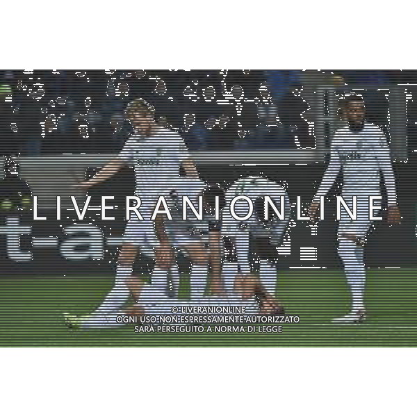 TVRG Atalanta vs Sporting Lisbona nella foto Pedro Antonio Goncalves (Sporting Lisbona) infortunato a terra tra le lacrime dopo aver segnato il gol dell\'1 a 0 Bergamo 14-03-2024 Gewiss Stadium UEFA Europa League - ottavi di finale gara di ritorno foto Roberto Garavaglia/Agenzia Aldo Liverani sas/AGENZIA ALDO LIVERANI SAS