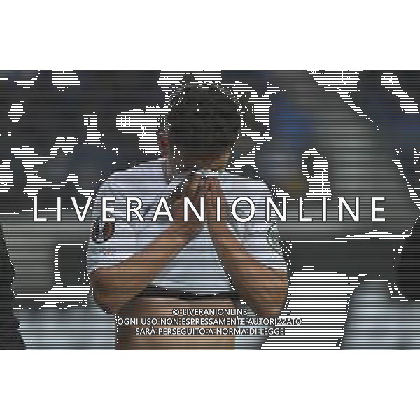 TVRG Atalanta vs Sporting Lisbona nella foto Pedro Antonio Goncalves (Sporting Lisbona) esce infortunato tra le lacrime dopo aver segnato il gol dell\'1 a 0 Bergamo 14-03-2024 Gewiss Stadium UEFA Europa League - ottavi di finale gara di ritorno foto Roberto Garavaglia/Agenzia Aldo Liverani sas/AGENZIA ALDO LIVERANI SAS