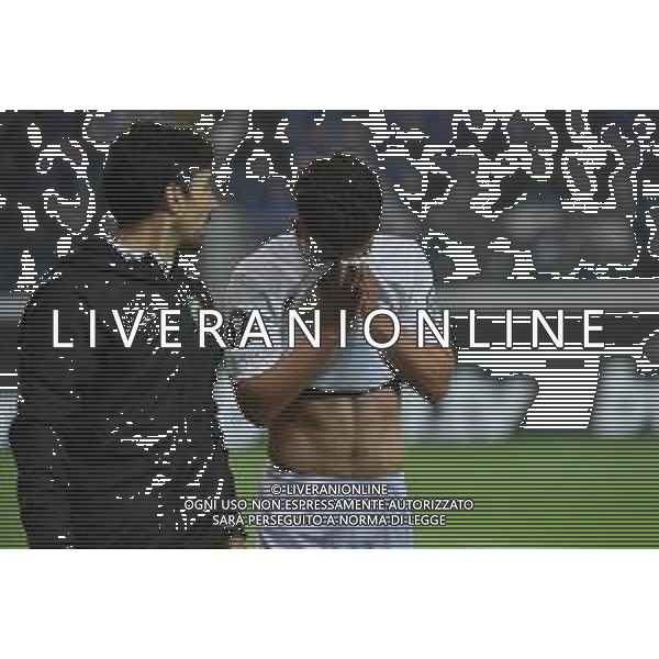 TVRG Atalanta vs Sporting Lisbona nella foto Pedro Antonio Goncalves (Sporting Lisbona) esce infortunato tra le lacrime dopo aver segnato il gol dell\'1 a 0 Bergamo 14-03-2024 Gewiss Stadium UEFA Europa League - ottavi di finale gara di ritorno foto Roberto Garavaglia/Agenzia Aldo Liverani sas/AGENZIA ALDO LIVERANI SAS