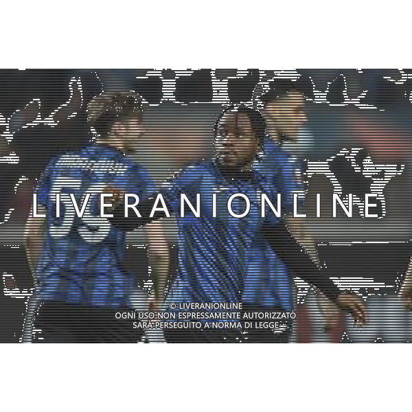 TVRG Atalanta vs Sporting Lisbona nella foto Ademola Lookman (Atalanta) esulta dopo il gol dell\'1 a 1 Bergamo 14-03-2024 Gewiss Stadium UEFA Europa League - ottavi di finale gara di ritorno foto Roberto Garavaglia/Agenzia Aldo Liverani sas/AGENZIA ALDO LIVERANI SAS