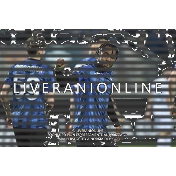 TVRG Atalanta vs Sporting Lisbona nella foto Ademola Lookman (Atalanta) esulta dopo il gol dell\'1 a 1 Bergamo 14-03-2024 Gewiss Stadium UEFA Europa League - ottavi di finale gara di ritorno foto Roberto Garavaglia/Agenzia Aldo Liverani sas/AGENZIA ALDO LIVERANI SAS
