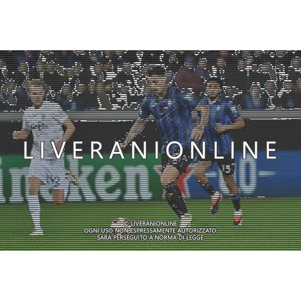 TVRG Atalanta vs Sporting Lisbona nella foto Gianluca Scamacca (Atalanta) Bergamo 14-03-2024 Gewiss Stadium UEFA Europa League - ottavi di finale gara di ritorno foto Roberto Garavaglia/Agenzia Aldo Liverani sas/AGENZIA ALDO LIVERANI SAS