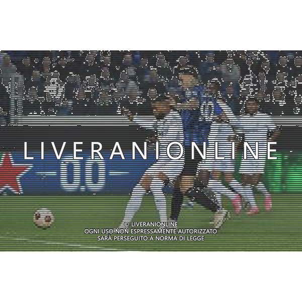 TVRG Atalanta vs Sporting Lisbona nella foto Gianluca Scamacca (Atalanta) segna il gol del 2 a 1 Bergamo 14-03-2024 Gewiss Stadium UEFA Europa League - ottavi di finale gara di ritorno foto Roberto Garavaglia/Agenzia Aldo Liverani sas/AGENZIA ALDO LIVERANI SAS