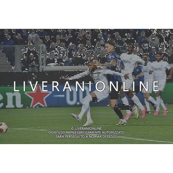 TVRG Atalanta vs Sporting Lisbona nella foto Gianluca Scamacca (Atalanta) segna il gol del 2 a 1 Bergamo 14-03-2024 Gewiss Stadium UEFA Europa League - ottavi di finale gara di ritorno foto Roberto Garavaglia/Agenzia Aldo Liverani sas/AGENZIA ALDO LIVERANI SAS