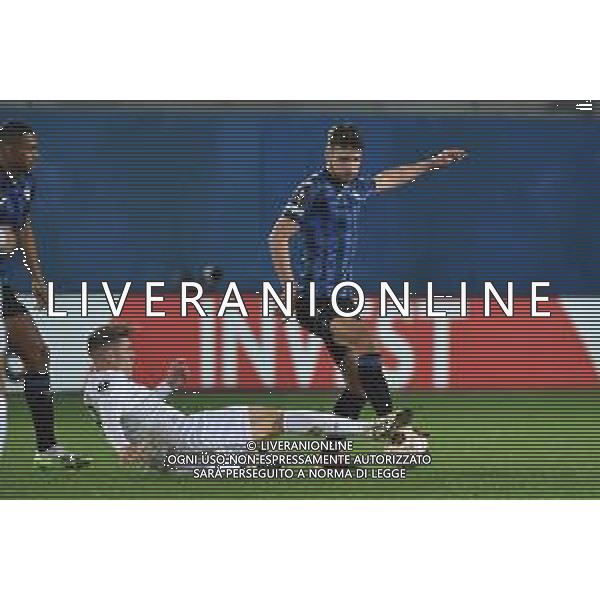 TVRG Atalanta vs Sporting Lisbona nella foto Viktor Elnar Gyokeres (Sporting Lisbona) e Berat Djimsiti (Atalanta) Bergamo 14-03-2024 Gewiss Stadium UEFA Europa League - ottavi di finale gara di ritorno foto Roberto Garavaglia/Agenzia Aldo Liverani sas/AGENZIA ALDO LIVERANI SAS