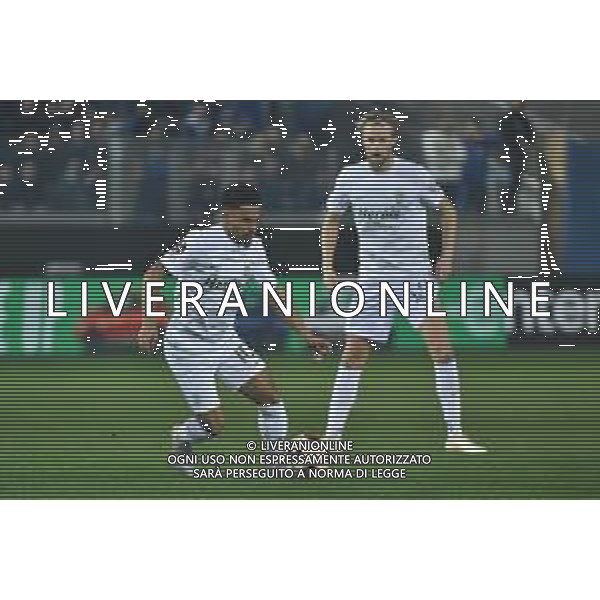 TVRG Atalanta vs Sporting Lisbona nella foto Marcus Edwards (Sporting Lisbona) e dietro Morten Hjulmand (Sporting Lisbona) Bergamo 14-03-2024 Gewiss Stadium UEFA Europa League - ottavi di finale gara di ritorno foto Roberto Garavaglia/Agenzia Aldo Liverani sas/AGENZIA ALDO LIVERANI SAS