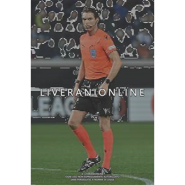 TVRG Atalanta vs Sporting Lisbona nella foto l\'arbitro Sandro Scharer (SVI) Bergamo 14-03-2024 Gewiss Stadium UEFA Europa League - ottavi di finale gara di ritorno foto Roberto Garavaglia/Agenzia Aldo Liverani sas/AGENZIA ALDO LIVERANI SAS