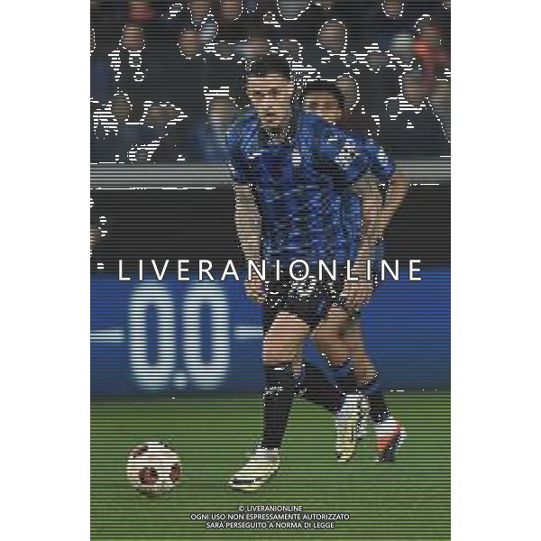 TVRG Atalanta vs Sporting Lisbona nella foto Gianluca Scamacca (Atalanta) Bergamo 14-03-2024 Gewiss Stadium UEFA Europa League - ottavi di finale gara di ritorno foto Roberto Garavaglia/Agenzia Aldo Liverani sas/AGENZIA ALDO LIVERANI SAS