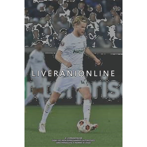 TVRG Atalanta vs Sporting Lisbona nella foto Morten Hjulmand (Sporting Lisbona) Bergamo 14-03-2024 Gewiss Stadium UEFA Europa League - ottavi di finale gara di ritorno foto Roberto Garavaglia/Agenzia Aldo Liverani sas/AGENZIA ALDO LIVERANI SAS