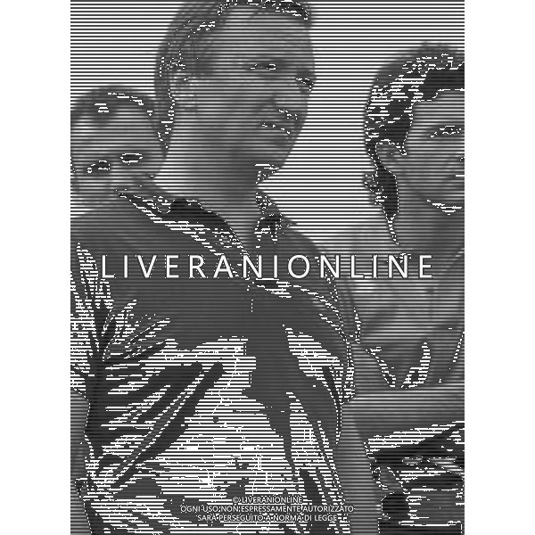 Neg- RETROSPETTIVA GIAN MAURO BORSANO PRESIDENTE TORINO CALCIO NELLA FOTO AL SUO ARRIVO AL RITIRO ESTIVO DI BORNO NELL\'ANNO 1990-1991 AG ALDO LIVERANI SAS