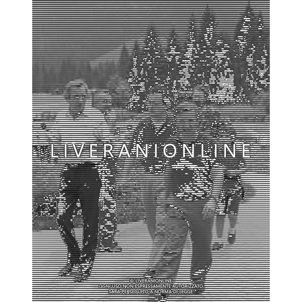 Neg- RETROSPETTIVA GIAN MAURO BORSANO PRESIDENTE TORINO CALCIO NELLA FOTO AL SUO ARRIVO AL RITIRO ESTIVO DI BORNO NELL\'ANNO 1990-1991 AG ALDO LIVERANI SAS