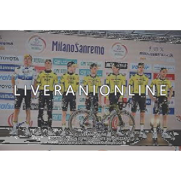 15-03-2024 Presentazione Squadre Milano - Sanremo 2024; 2024, Visma - Lease A Bike; Laporte, Christophe; Pavia;  ©SIROTTI / AGENZIA ALDO LIVERANI SAS