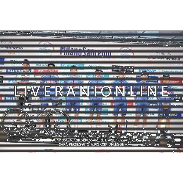 15-03-2024 Presentazione Squadre Milano - Sanremo 2024; 2024, Alpecin - Deceuninck; Van Der Poel, Mathieu; Pavia; ©SIROTTI / AGENZIA ALDO LIVERANI SAS