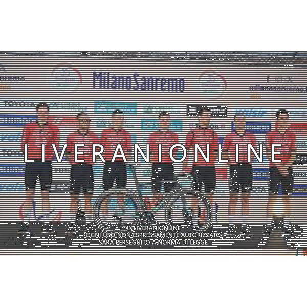 15-03-2024 Presentazione Squadre Milano - Sanremo 2024; 2024, Arkea - Beb Hotels; Pavia; ©SIROTTI / AGENZIA ALDO LIVERANI SAS