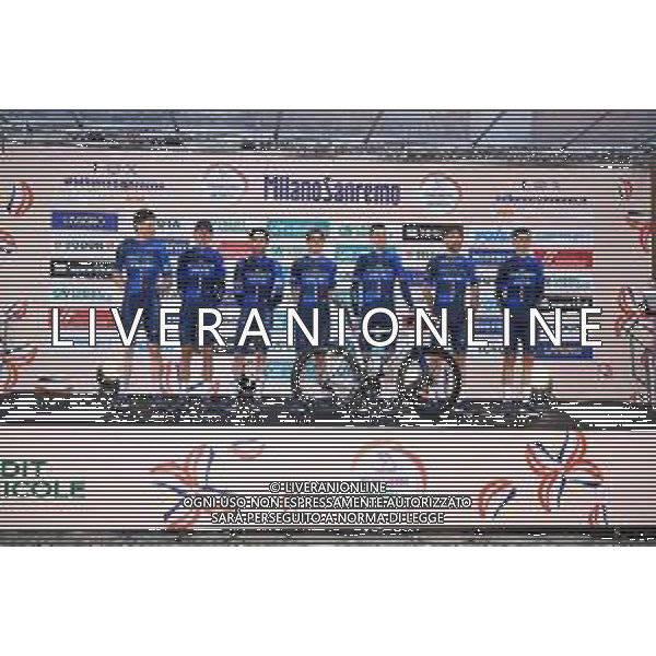 15-03-2024 Presentazione Squadre Milano - Sanremo 2024; 2024, Groupama - Fdj; Pavia;  ©SIROTTI / AGENZIA ALDO LIVERANI SAS