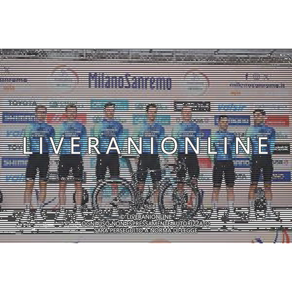 15-03-2024 Presentazione Squadre Milano - Sanremo 2024; 2024, Decathlon - Ag2r La Mondiale; Pavia;  ©SIROTTI / AGENZIA ALDO LIVERANI SAS