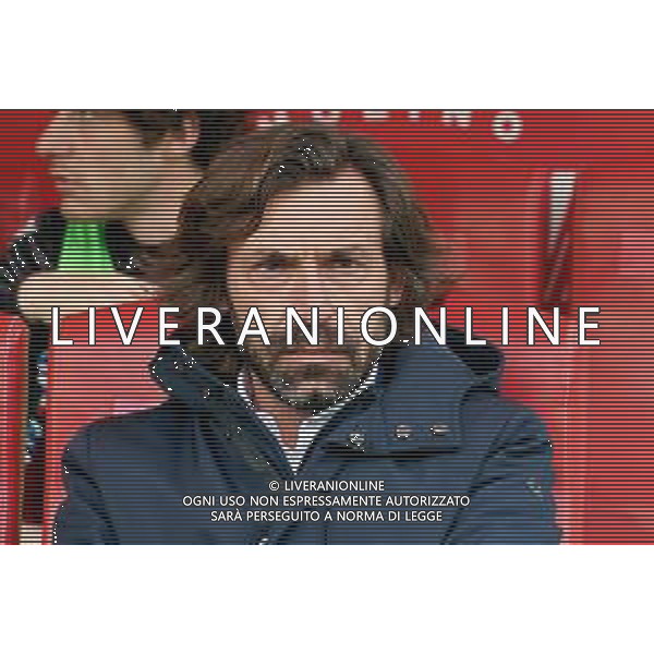 TVEM coach Andrea Pirlo of Sampdoria during the Italian Serie B match between SSC Bari vs Sampdoria on March 16, 2024 at the San Nicola stadium in Bari, Italy. Photo by Emmanuele Mastrodonato/agenzia Aldo Liverani sas/ AGENZIA ALDO LIVERANI SAS