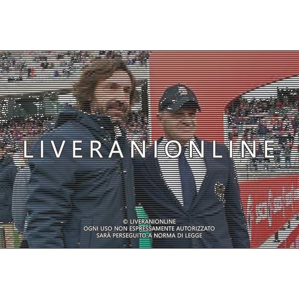 TVEM coach Andrea Pirlo of Sampdoria during the Italian Serie B match between SSC Bari vs Sampdoria on March 16, 2024 at the San Nicola stadium in Bari, Italy. Photo by Emmanuele Mastrodonato/agenzia Aldo Liverani sas/ AGENZIA ALDO LIVERANI SAS