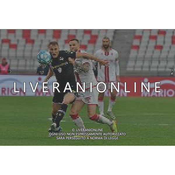 TVEM Manuel De Luca of Sampdoria in action against Francesco Vicari of SSC Bari during the Italian Serie B match between SSC Bari vs Sampdoria on March 16, 2024 at the San Nicola stadium in Bari, Italy. Photo by Emmanuele Mastrodonato/agenzia Aldo Liverani sas/ AGENZIA ALDO LIVERANI SAS