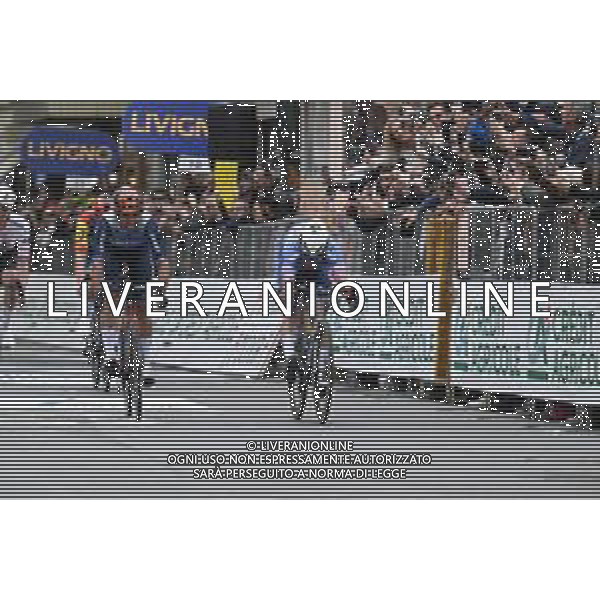 16-03-2024 Milano - Sanremo; 2024, Alpecin - Deceuninck; 2024, Jayco Alula; Philipsen, Jasper; Matthews, Michael; Sanremo; ©SIROTTI / AGENZIA ALDO LIVERANI SAS
