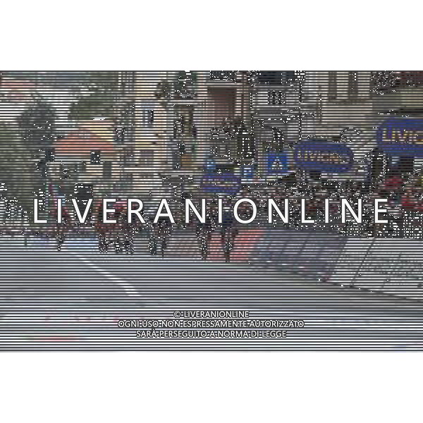 16-03-2024 Milano - Sanremo; 2024, Alpecin - Deceuninck; 2024, Jayco Alula; 2024, Uae Team Emirates; Philipsen, Jasper; Matthews, Michael; Pogacar, Tadej; Sanremo; ©SIROTTI / AGENZIA ALDO LIVERANI SAS