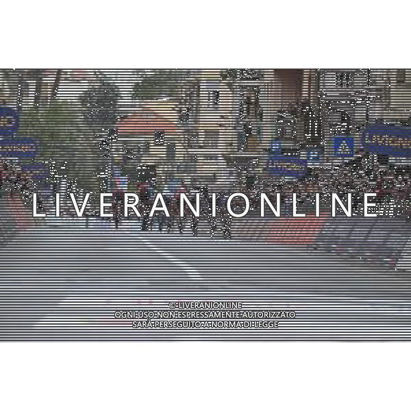 16-03-2024 Milano - Sanremo; 2024, Alpecin - Deceuninck; 2024, Jayco Alula; 2024, Uae Team Emirates; Philipsen, Jasper; Matthews, Michael; Pogacar, Tadej; Sanremo; ©SIROTTI / AGENZIA ALDO LIVERANI SAS