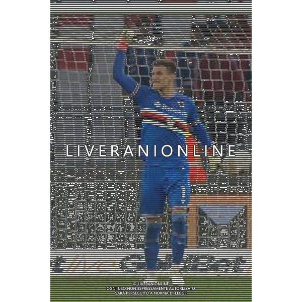 TVEM Filip Stankovic of Sampdoria celebrates during the Italian Serie B match between SSC Bari vs Sampdoria on March 16, 2024 at the San Nicola stadium in Bari, Italy. Photo by Emmanuele Mastrodonato/agenzia Aldo Liverani sas/ AGENZIA ALDO LIVERANI SAS
