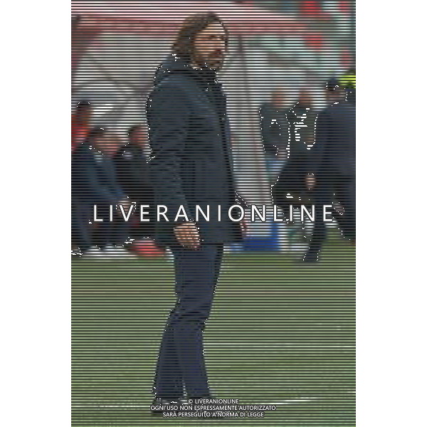 TVEM coach Andrea Pirlo of Sampdoria during the Italian Serie B match between SSC Bari vs Sampdoria on March 16, 2024 at the San Nicola stadium in Bari, Italy. Photo by Emmanuele Mastrodonato/agenzia Aldo Liverani sas / AGENZIA ALDO LIVERANI SAS