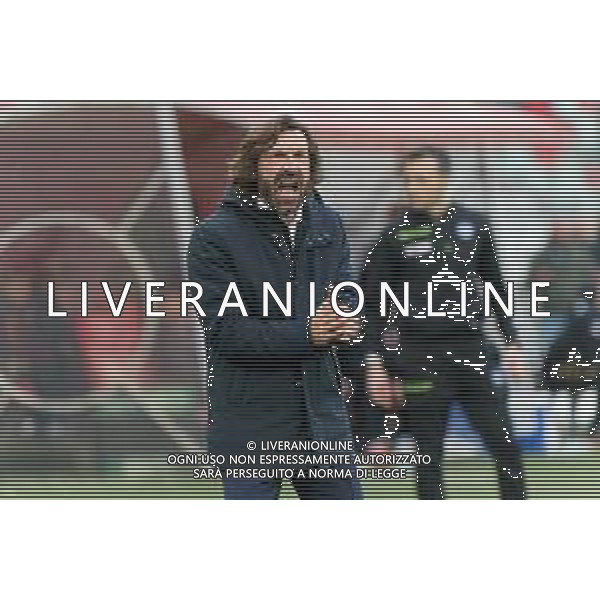 TVEM coach Andrea Pirlo of Sampdoria during the Italian Serie B match between SSC Bari vs Sampdoria on March 16, 2024 at the San Nicola stadium in Bari, Italy. Photo by Emmanuele Mastrodonato/agenzia Aldo Liverani sas / AGENZIA ALDO LIVERANI SAS