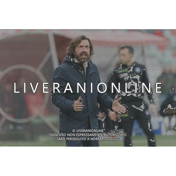 TVEM coach Andrea Pirlo of Sampdoria during the Italian Serie B match between SSC Bari vs Sampdoria on March 16, 2024 at the San Nicola stadium in Bari, Italy. Photo by Emmanuele Mastrodonato/agenzia Aldo Liverani sas / AGENZIA ALDO LIVERANI SAS