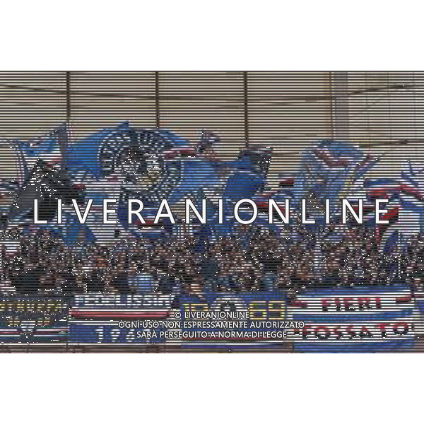 TVEM Supporters of Sampdoria during the Italian Serie B match between SSC Bari vs Sampdoria on March 16, 2024 at the San Nicola stadium in Bari, Italy. Photo by Emmanuele Mastrodonato/agenzia Aldo Liverani sas / AGENZIA ALDO LIVERANI SAS