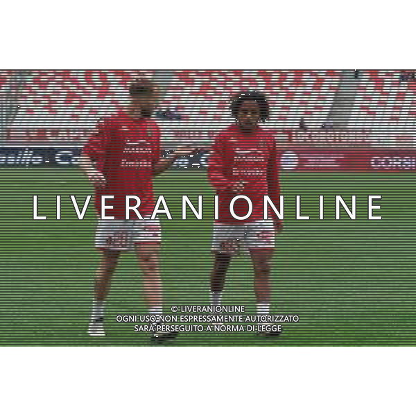 TVEM Giuseppe Sibilli of SSC Bari and Mehdi Dorval of SSC Bari during the Italian Serie B match between SSC Bari vs Sampdoria on March 16, 2024 at the San Nicola stadium in Bari, Italy. Photo by Emmanuele Mastrodonato/agenzia Aldo Liverani sas / AGENZIA ALDO LIVERANI SAS