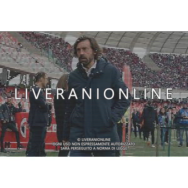 TVEM coach Andrea Pirlo of Sampdoria during the Italian Serie B match between SSC Bari vs Sampdoria on March 16, 2024 at the San Nicola stadium in Bari, Italy. Photo by Emmanuele Mastrodonato/agenzia Aldo Liverani sas / AGENZIA ALDO LIVERANI SAS