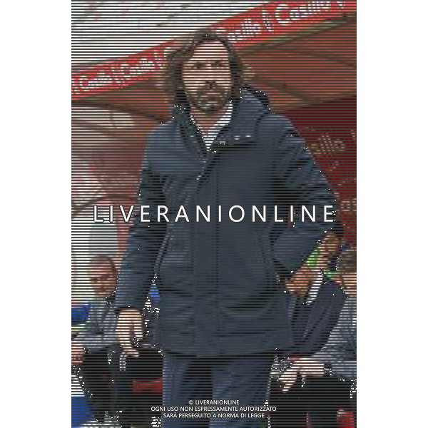 TVEM coach Andrea Pirlo of Sampdoria during the Italian Serie B match between SSC Bari vs Sampdoria on March 16, 2024 at the San Nicola stadium in Bari, Italy. Photo by Emmanuele Mastrodonato/agenzia Aldo Liverani sas / AGENZIA ALDO LIVERANI SAS