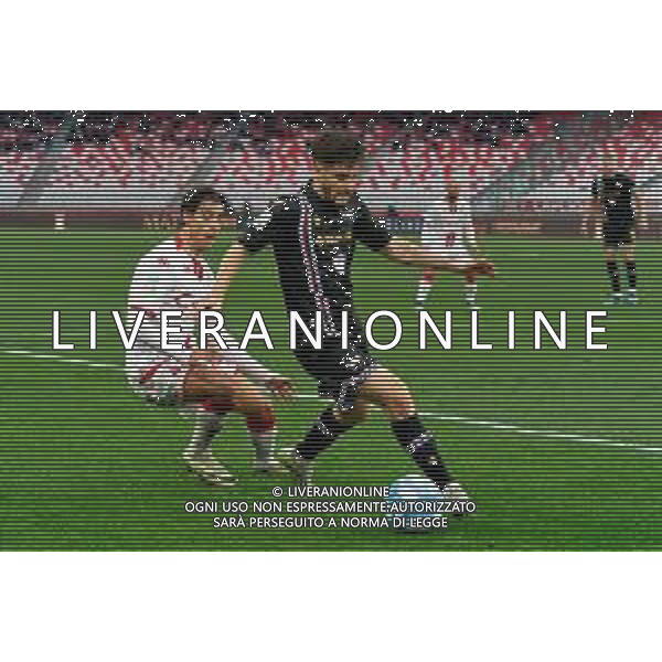 TVEM Gerard Yepes of Sampdoria and Gregorio Morachioli of SSC Bari during the Italian Serie B match between SSC Bari vs Sampdoria on March 16, 2024 at the San Nicola stadium in Bari, Italy. Photo by Emmanuele Mastrodonato/agenzia Aldo Liverani sas / AGENZIA ALDO LIVERANI SAS