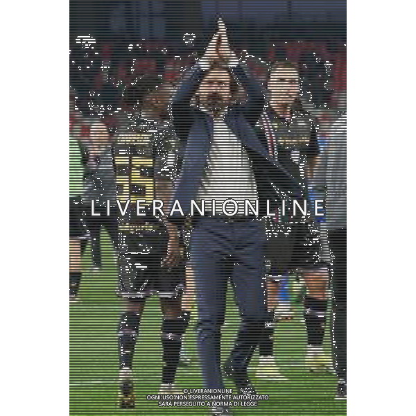 TVEM coach Andrea Pirlo of Sampdoria celebrates the victory during the Italian Serie B match between SSC Bari vs Sampdoria on March 16, 2024 at the San Nicola stadium in Bari, Italy. Photo by Emmanuele Mastrodonato/agenzia Aldo Liverani sas / AGENZIA ALDO LIVERANI SAS