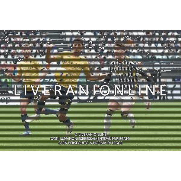Torino 17.03.2024 Allianz Stadium @Manuela Viganti/Ag. Aldo Liverani sas Juventus vs Genoa Campionato Calcio Serie A TIM 2023/2024 29a giornata Nella foto: DE WINTER KONI-VLAHOVIC DUSAN ©Viganti / AGENZIA ALDO LIVERANI SAS