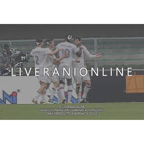 Esultanza dopo il gol - Theo Hernandez of AC Milan. celebrates after scoring during Hellas Verona FC vs AC Milan, 29° Serie A Tim 2023-24 game at Marcantonio Bentegodi Stadium in Verona (VR), Italy, on March 17, 2024. (Photo by Davide Casentini)/ AGENZIA ALDO LIVERANI SAS