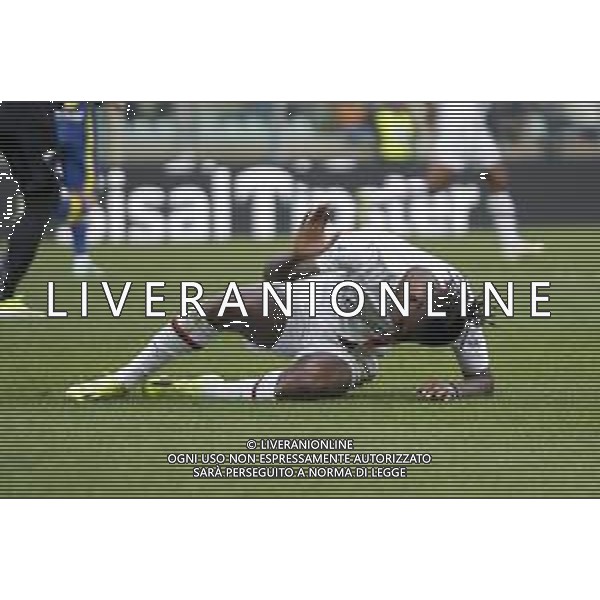 Rafael Leao of AC Milan expresses disappointment during Hellas Verona FC vs AC Milan, 29° Serie A Tim 2023-24 game at Marcantonio Bentegodi Stadium in Verona (VR), Italy, on March 17, 2024. (Photo by Davide Casentini)/ AGENZIA ALDO LIVERANI SAS