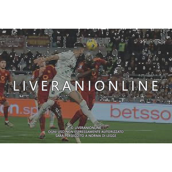 Roma vs Sassuolo - Campionato Serie A TIM - 29 giornata - Stadio Olimpico - Roma 17-03-2024 nella foto Martin Erlic e Lukaku Romelu ©Federico Gaetano / AGENZIA ALDO LIVERANI SAS
