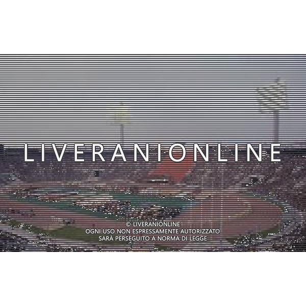 DIAP-OLIMPIADI DI MOSCA NELL\'ANNO 1980 NELLA FOTO LA CERIMONIA DI INAUGURAZIONE DELLE OLIMPIADI DI MOSCA FOTO ENRICO LIVERANI-AG ALDO LIVERANI SAS