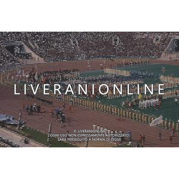 DIAP-OLIMPIADI DI MOSCA NELL\'ANNO 1980 NELLA FOTO LA CERIMONIA DI INAUGURAZIONE DELLE OLIMPIADI DI MOSCA FOTO ENRICO LIVERANI-AG ALDO LIVERANI SAS